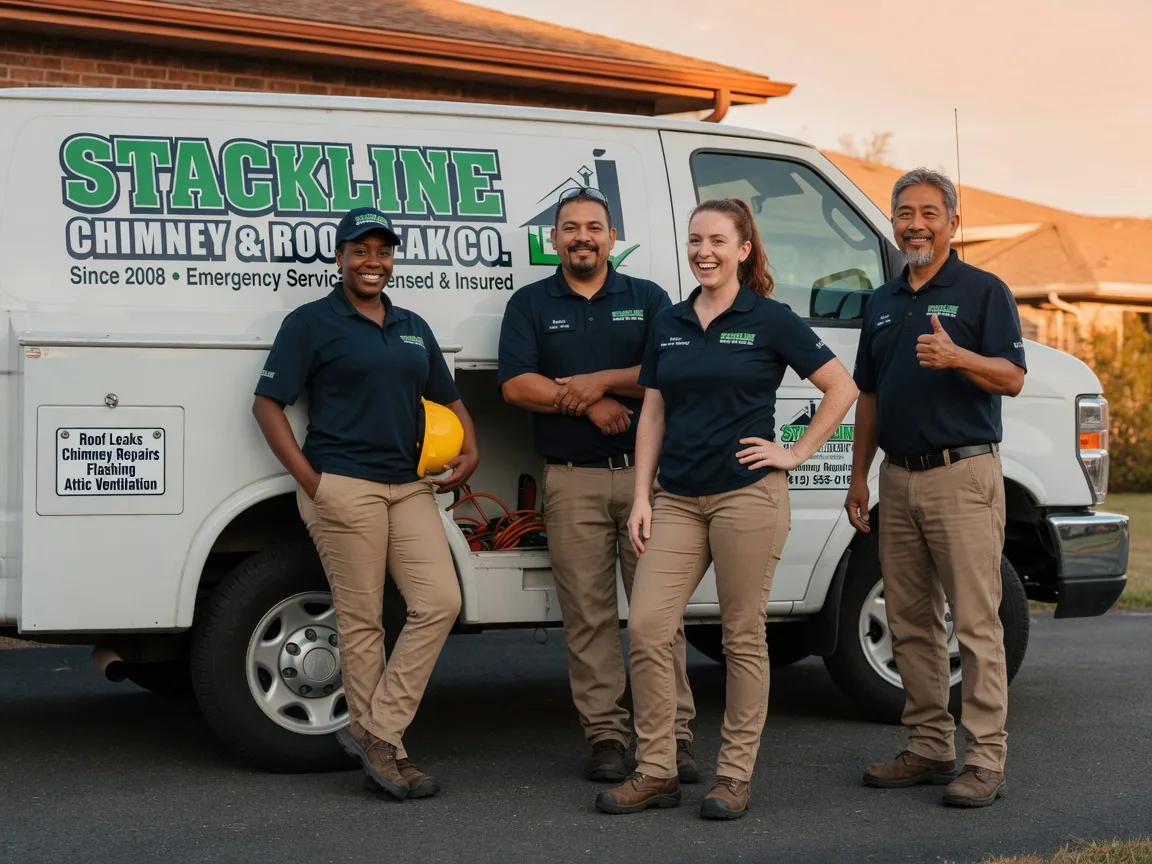 Chimney flashing repair company in Aubrey, TX